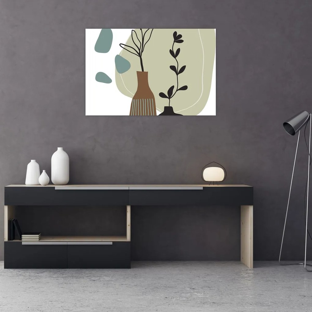 Tablou - Flori într-o vază N⁰2 (90x60 cm)