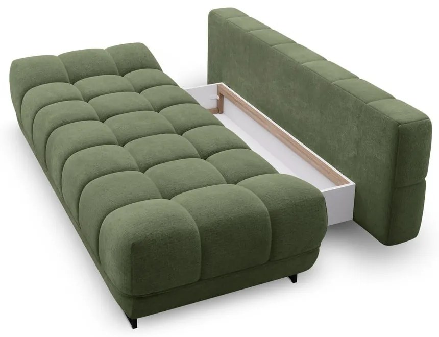 Canapea extensibilă cu 3 locuri Windsor &amp; Co Sofas Cumulus, verde