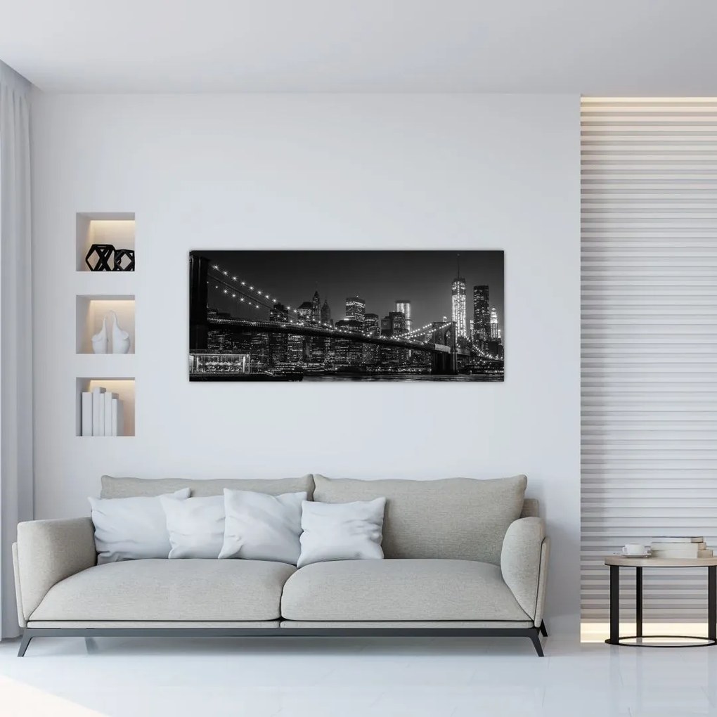 Tablou cu podul Brooklin în New York (120x50 cm)