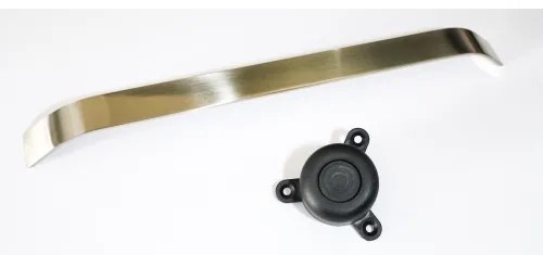 Armonia Comoda alba cu 2 sertare cu manere fronturi MDF Vanilie