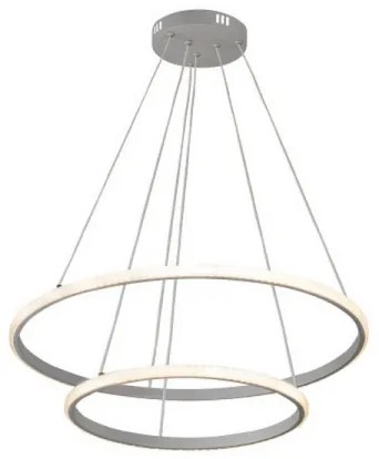 Candelabru suspendat LED dimabil pe cablu, 55 W, 230 V, 3000–6500 K, Ø 60 cm + telecomandă