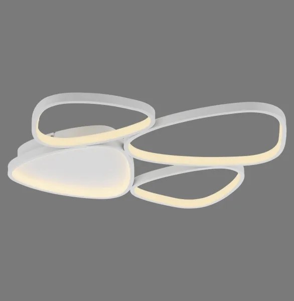 Schöner Wohnen 14038-16 - Plafonieră LED dimabilă PEBBLES LED/35,5W/230V albă