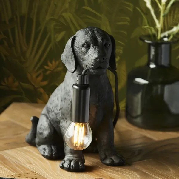 Lampă de masă Endon 107365 PUPPY 1xE14/7W/230V negru