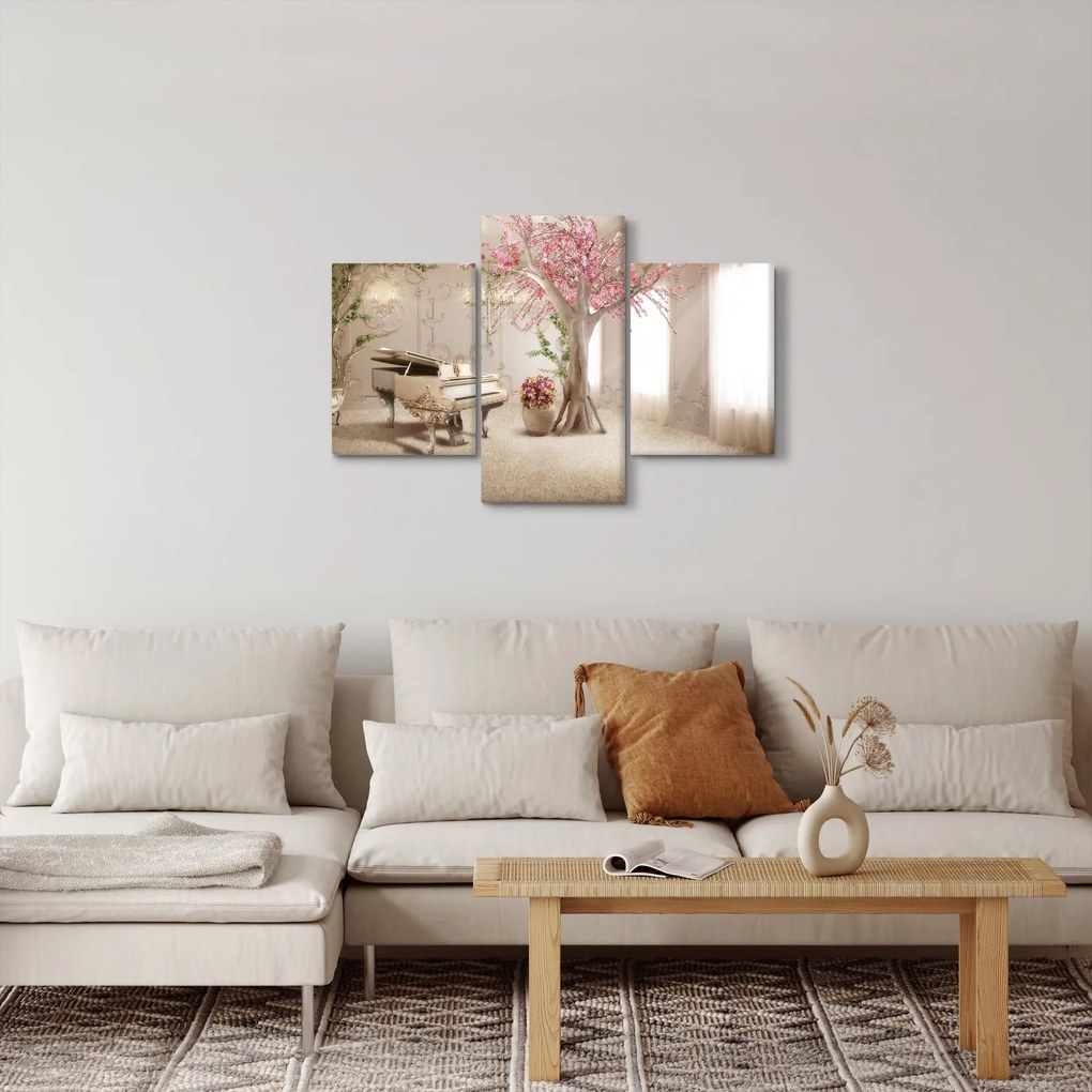 Tablou - Interior de vis cu pian (90x60 cm)
