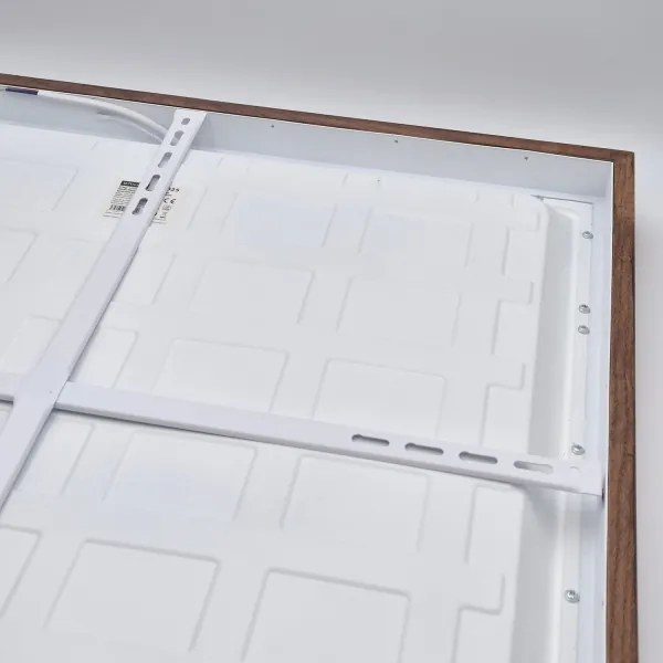 Brilagi - Corp de iluminat LED pentru baie WOODY FRAME LED/50W/230V 60x60 IP44 stejar-cireș