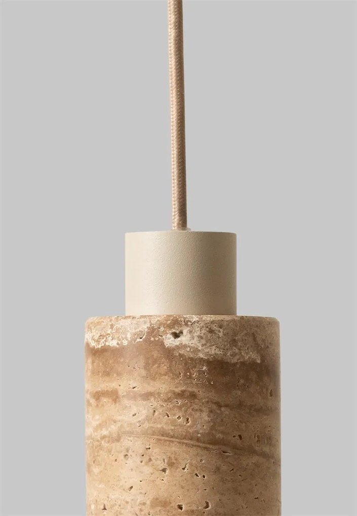 Lustra pendul din travertin Tivoli sand