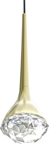 Open Design OR86171 - Lustră LED suspendată pe cablu CRIMA, 7W/230V, alamă