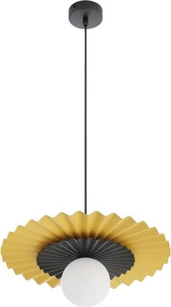 Pendul pe cablu UMBRA 1xG9/8W/230V negru/portocaliu