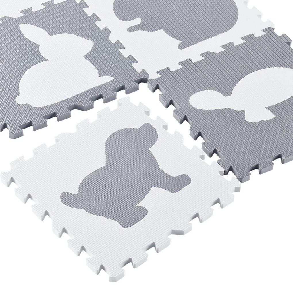Covor de joacă sub formă de puzzle din 36 piese Timon Pets and Corner