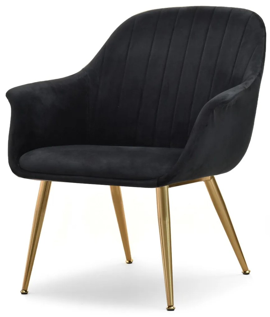 Fotoliu Osmol F (negru + auriu). Promo -15%. 1110360