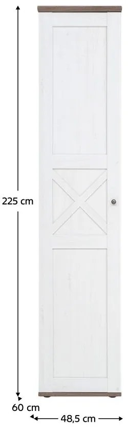 Dulap cu rafturi Telegrafo (pin canyon + stejar sonoma truflă) . 1116514