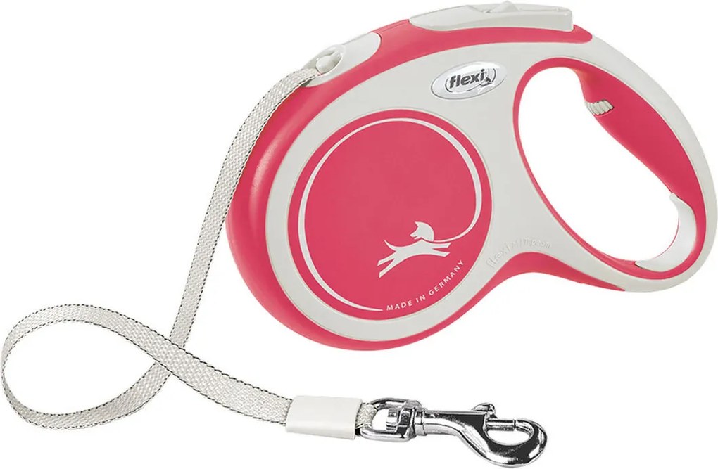 Lesă pentru câine Flexi NEW COMFORT 5 m Roșu Mărimea S