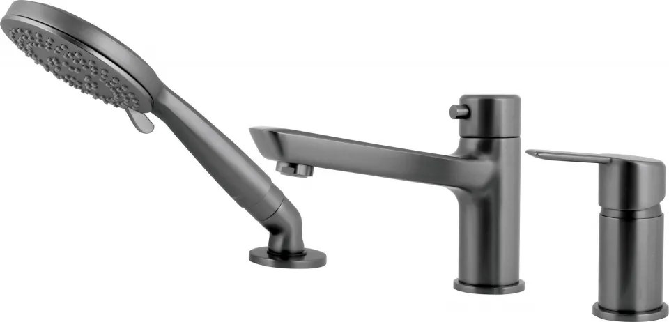 ARNIKA Baterie pentru Cadă cu 3 Orificii finisaj titan BQA_D13M