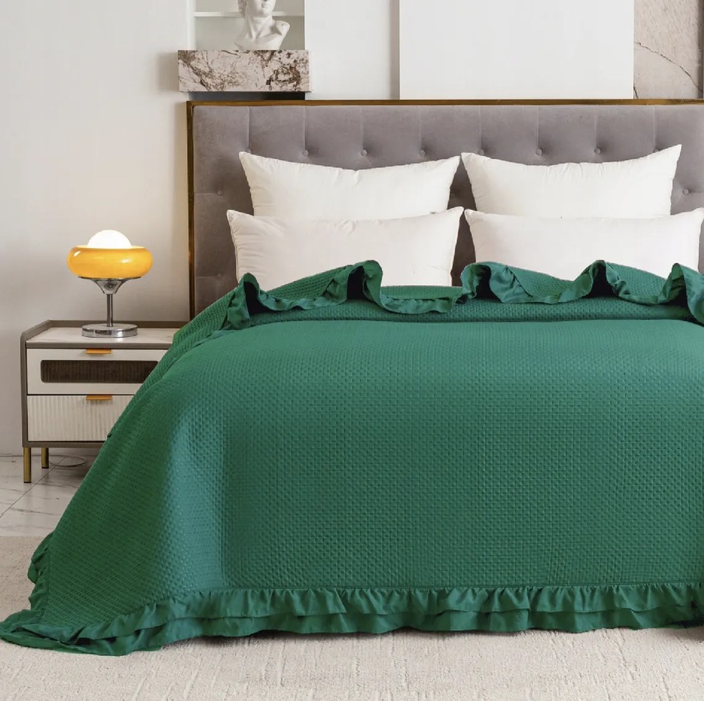 Cuvertura de pat MONTEGO, verde Dimensiune: 200 x 220 cm
