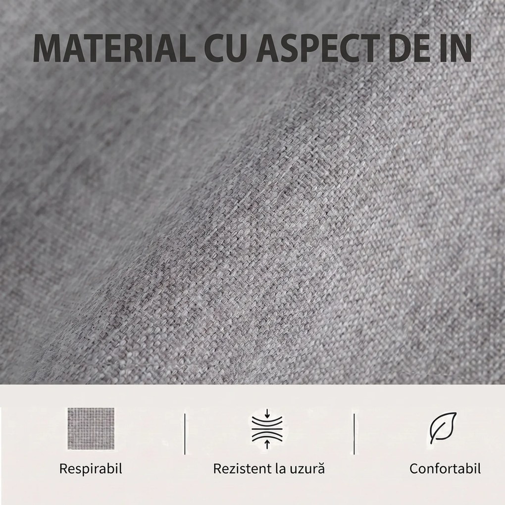 HOMCOM Fotoliu Electric cu Ridicare Asistată, Reclinabil, Încălzit, cu Masaj, Aspect In, 2 Telecomenzi, Gri Deschis | Aosom Romania
