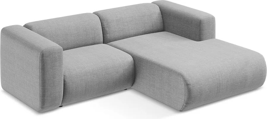 Colțar gri deschis (cu colț pe partea dreaptă/cu șezlong) Ekahi – Makamii