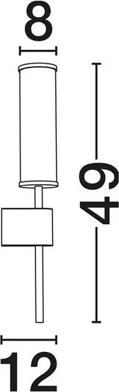 Aplica de perete LED design decorativ NOLIA