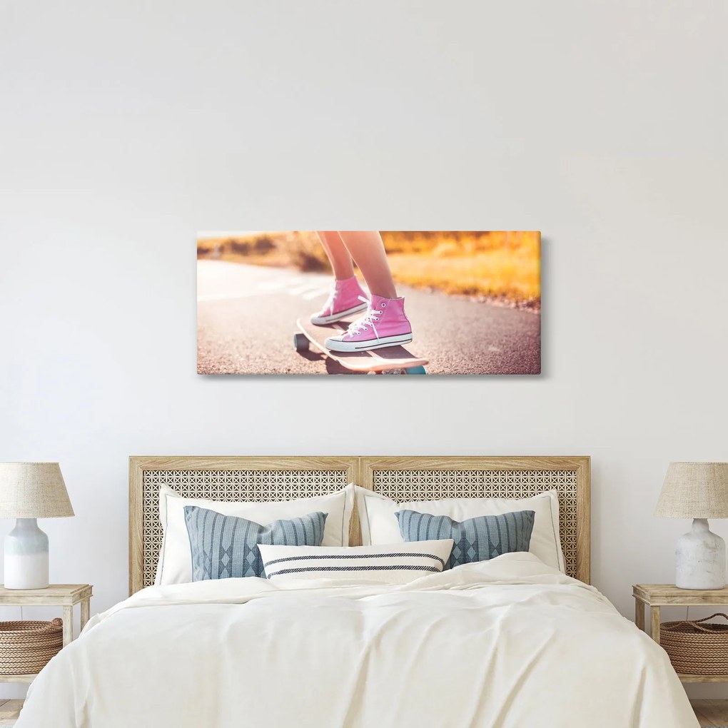Tablou cu scateboard (120x50 cm)