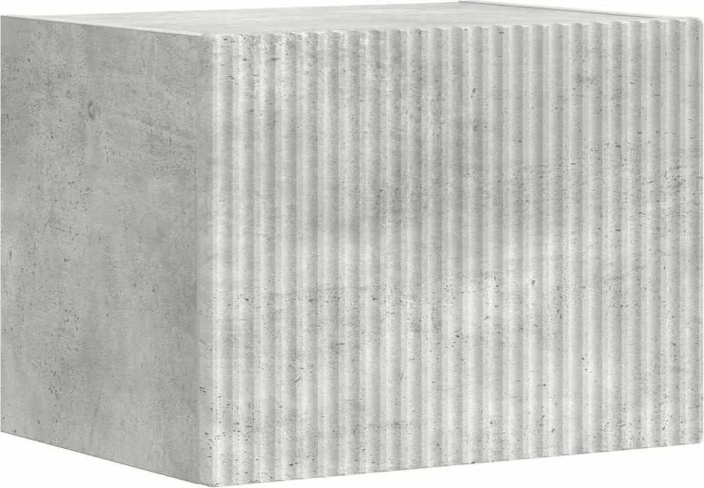 vidaXL Dulap TV de perete Beton 60 x 31 x 29.5 cm Lemn compozit