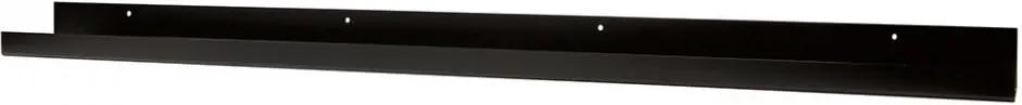 Raft negru din metal 80 cm Ravi