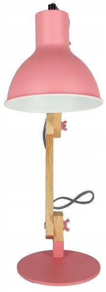 Lampă de masă 1 x E27, 40 W, 230 V, roz