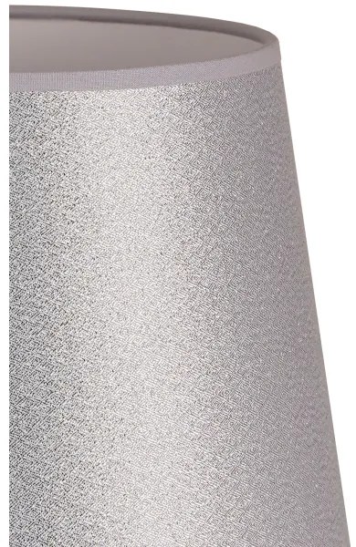 Duolla - Abajur pentru lampă de birou CLASSIC M E27, Ø 24 cm, argintiu