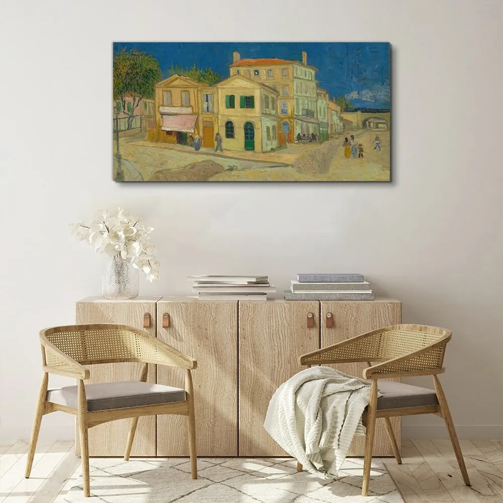 Tablou pe panza Casa Galbenă Van Gogh