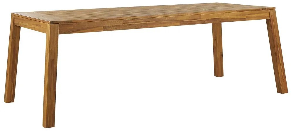 Set mobilier grădină LIVIGNO (lemn deschis) (cu bănci) (pentru 6 persoane). 1026905