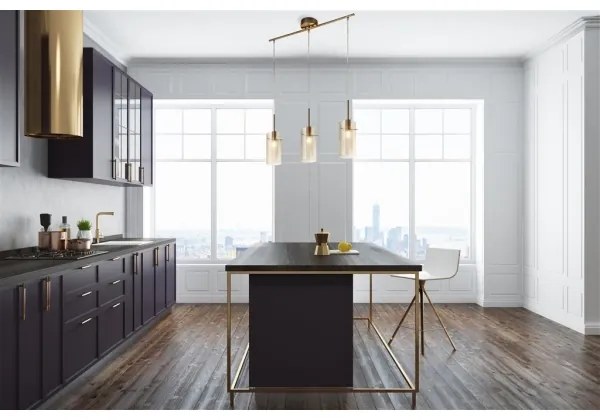 Lustră pe cablu Searchlight 3303-3CP DUO 3xE14/60W/230V alamă