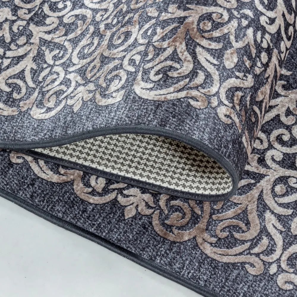 Covor gri antracit lavabil 160x230 cm Fiesta – Ayyildiz Carpets