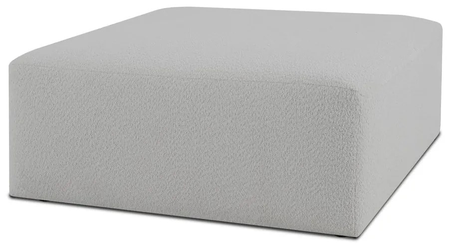 Modul pentru canapea alb cu tapițerie din stofă bouclé Roxy – Scandic