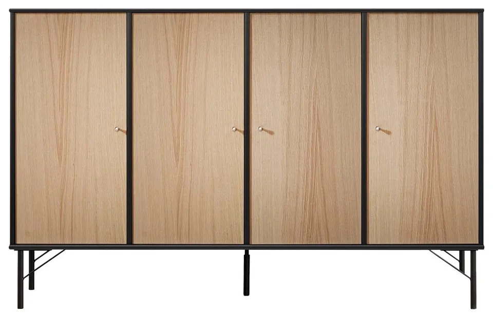 Comodă cu aspect de lemn de stejar Hammel Mistral Kubus, 136 x 89 cm