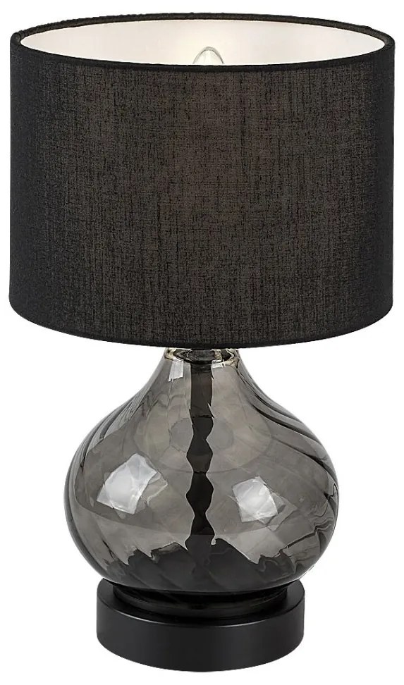 Veioza/Lampa de masa decorativa Pirelo fumuriu