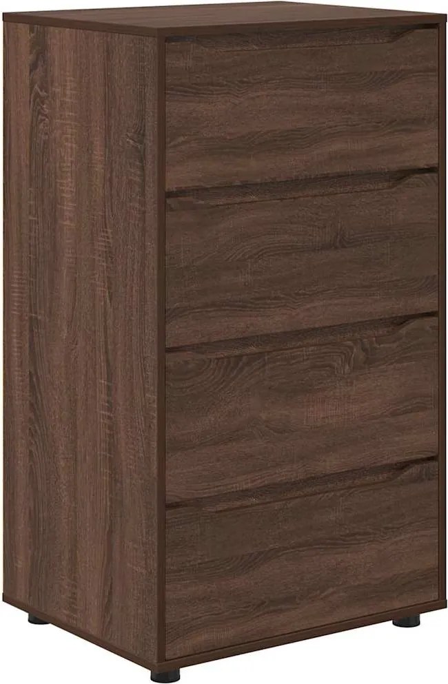 vidaXL Dulapuri de depozitare 2 pcs Stejar închis 60 x 48 x 105 cm