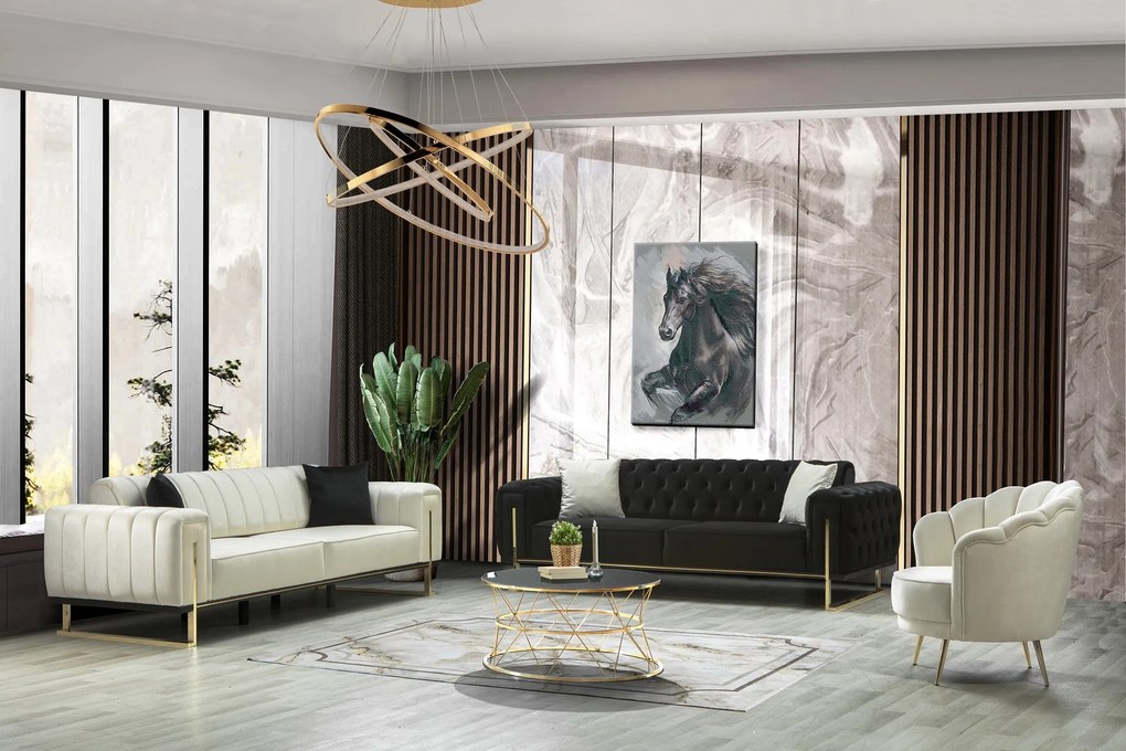 Fotoliu stil art deco cu forma scoica salda berjer
