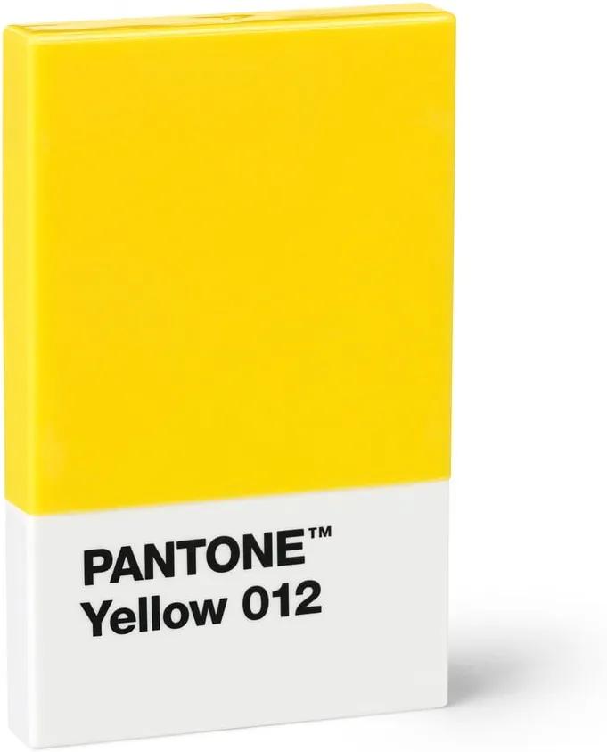 Suport cărți de vizită Pantone, galben