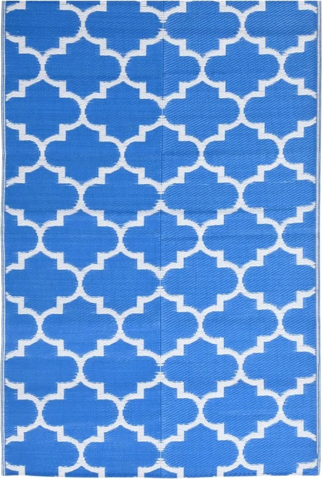 vidaXL Covor de exterior, ARAKIL albastru, 120x180 cm, PP