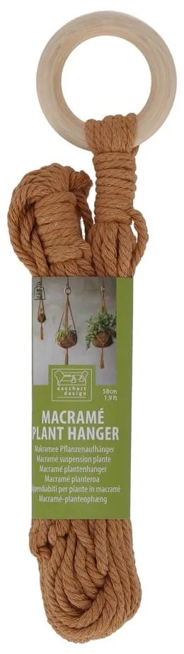 Suport suspendat pentru ghiveci de flori ø 14,5 cm Macramé – Esschert Design