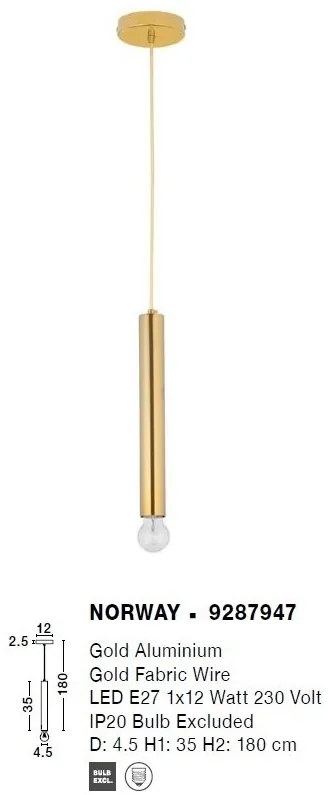 Pendul design modern minimalist NORWAY