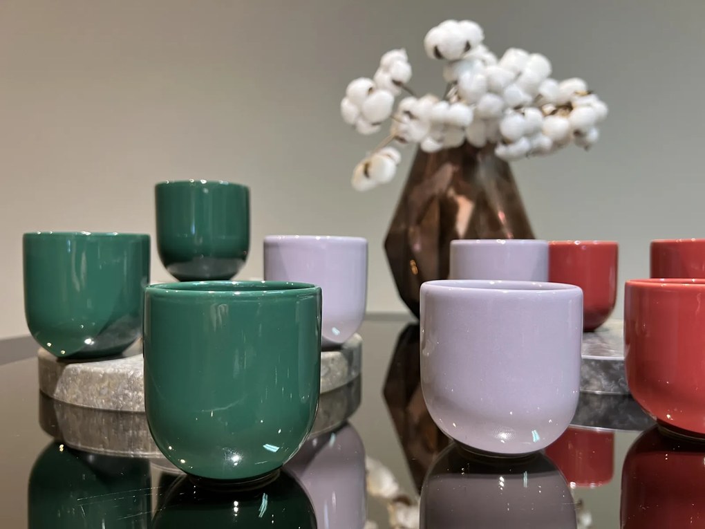 Pahar Ceramica Senso Novum (Verde Royal, Lucios, 250ml) Gresie Glazurata Manual