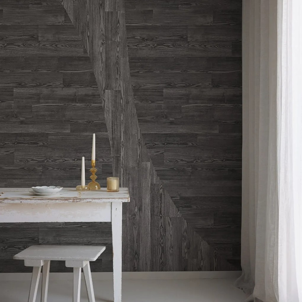Fototapet, Woodline, Gray, Rebel Walls