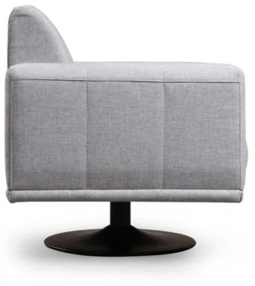 Fotoliu Nikea Turnable Armchair, Alb Murdar