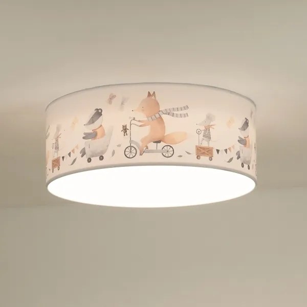 Duolla - Plafonieră LED copii CORTINA LED/26W/230V pr. 40 cm 4000K