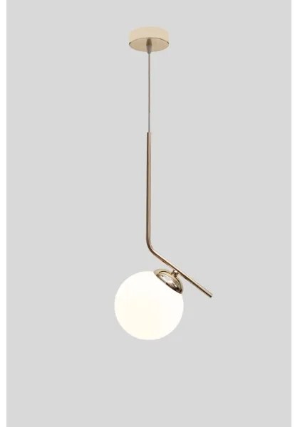 Lustră pe cablu FIRA 1xE27/60W/230V auriu