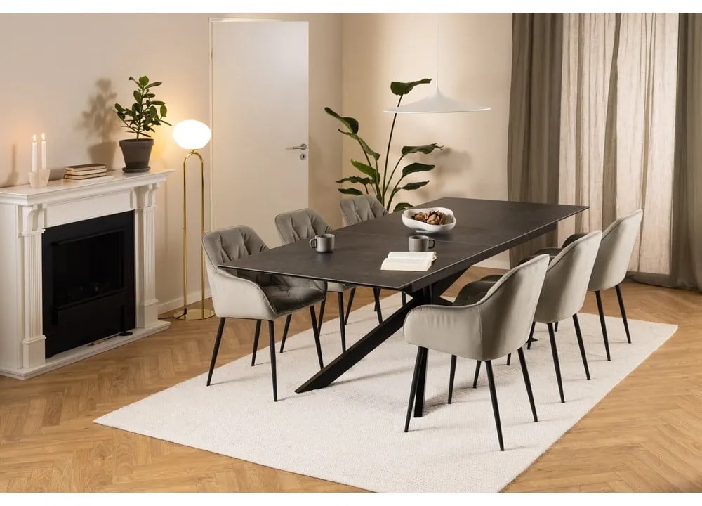 Masă de dining extensibilă din ceramică 100x240 cm Irwine – Actona