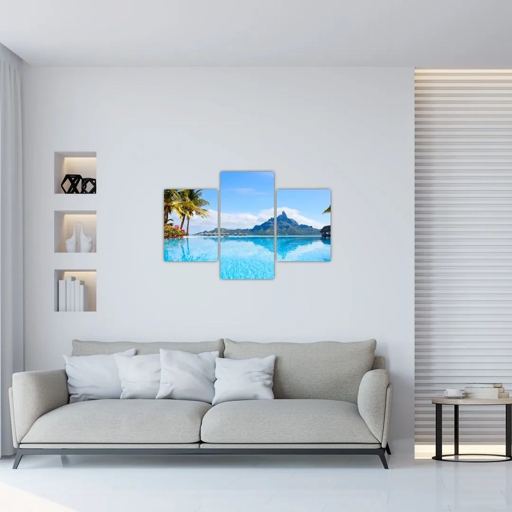 Tablou - Bora-Bora, Polinezia Franceză (90x60 cm)