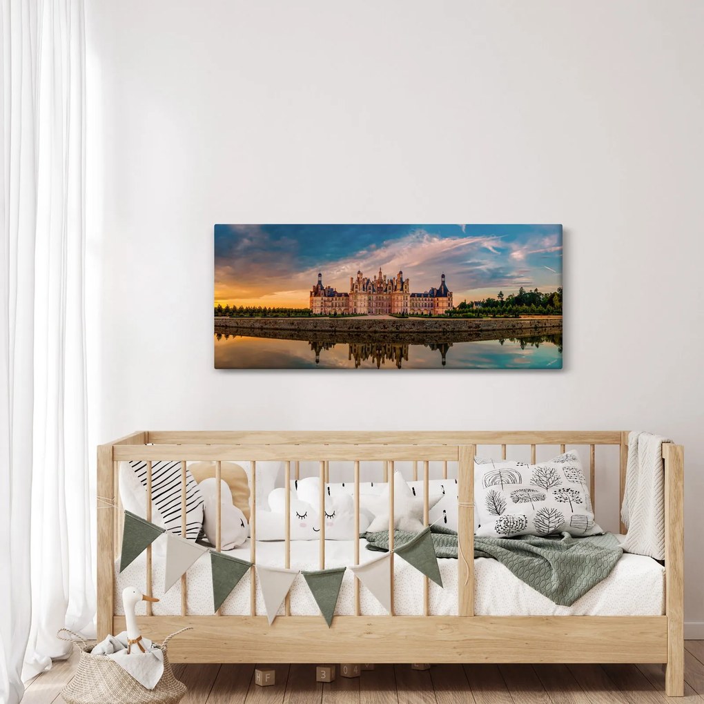 Tablou cu castel (120x50 cm)