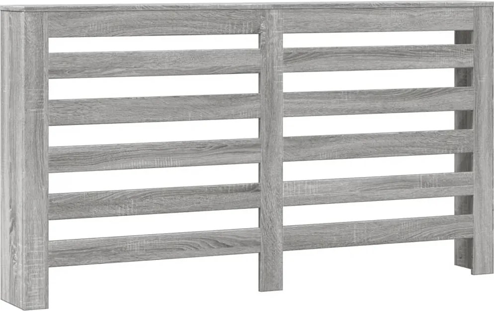 vidaXL Mască pentru calorifer gri sonoma 149x20x82 cm lemn prelucrat