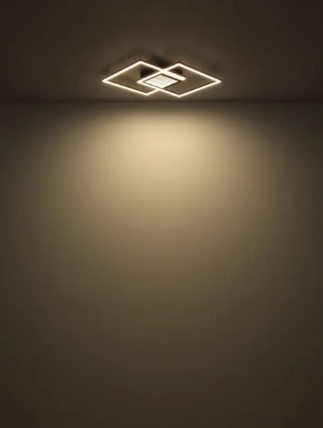Globo 48468-32 - Plafonieră LED dimabilă SAUNDERS 32W/230V 42,6x42,6 cm
