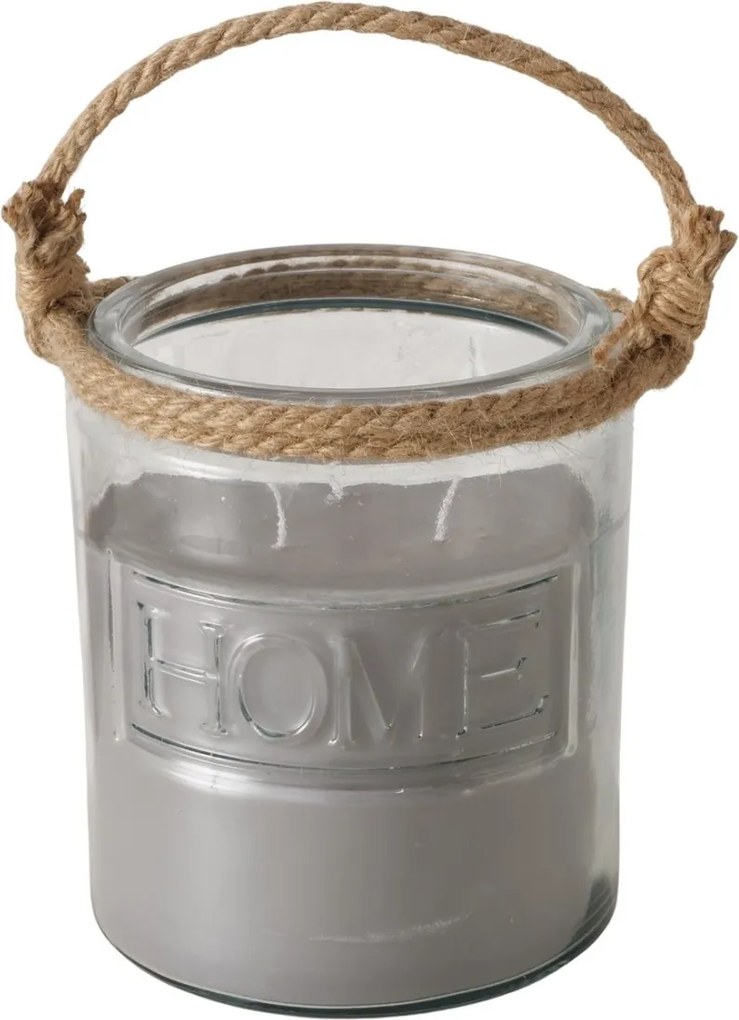Lumanare din ceara, in recipient de sticla, Country Home